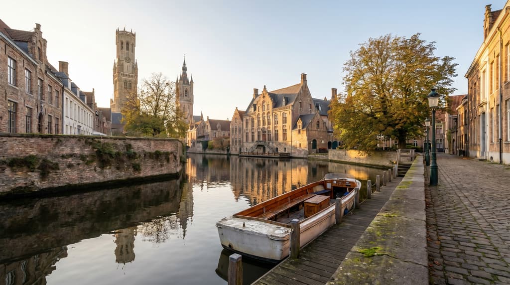 Canal Boat Tour Bruges