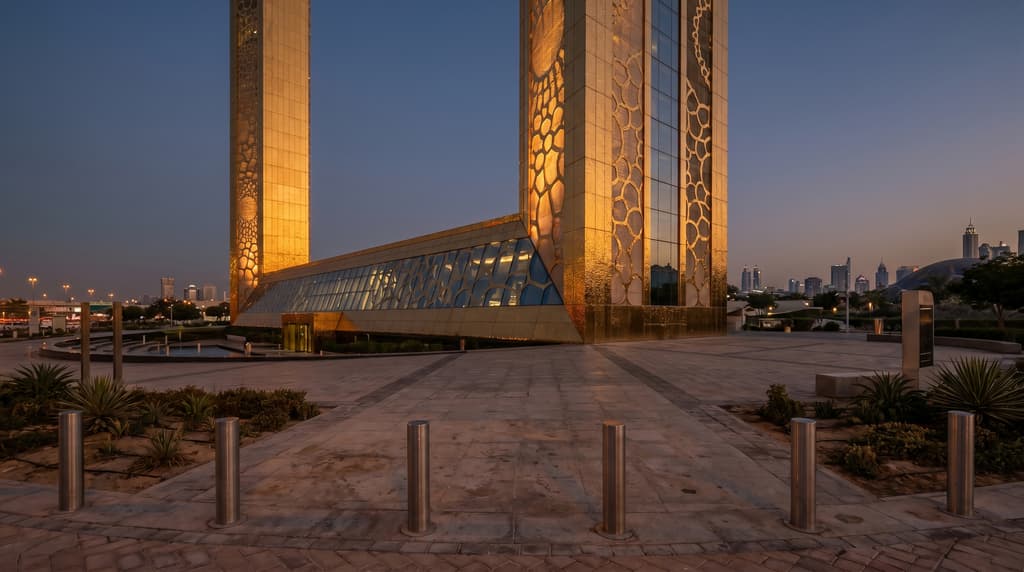 Dubai Frame Night Entry