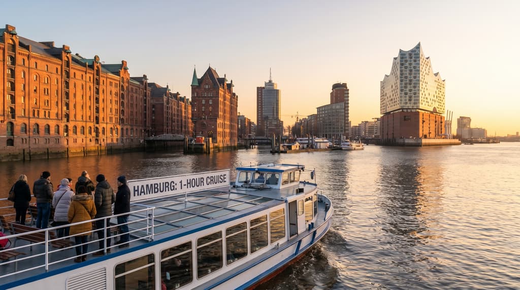 Hamburg: 1-Hour Cruise