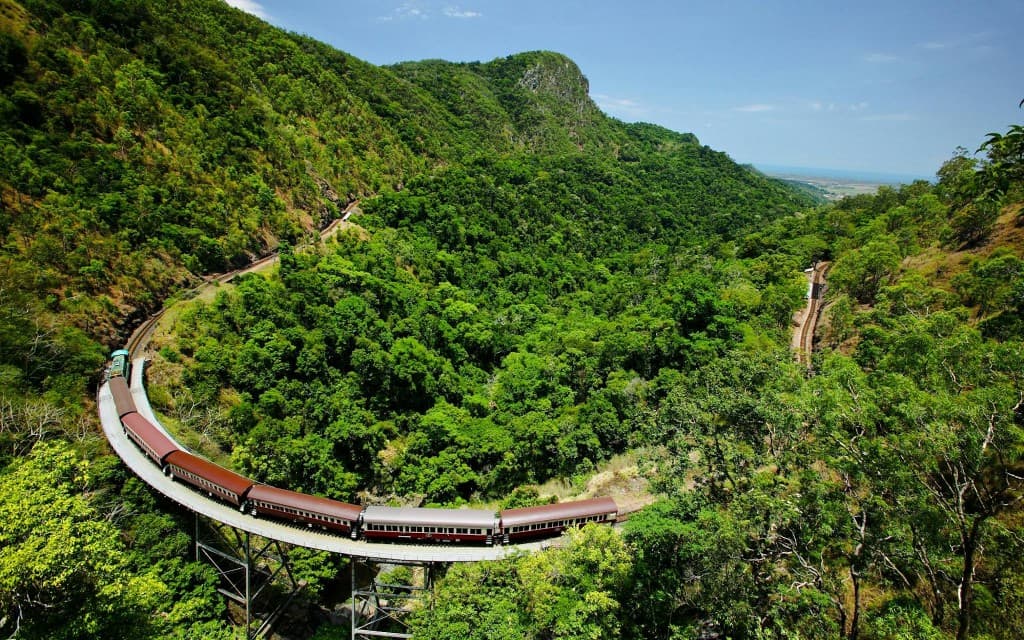 From Cairns: Scenic Train + Coach, Hartley's Crocodile Adventure Guided Tour with Transfers (Scenic Rail, Coach and Hartley's Crocodile Adventure with Lunch & Transfers)