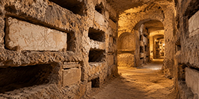 Catacombe di Roma: Antichi Luoghi di Sepoltura Sotterranei