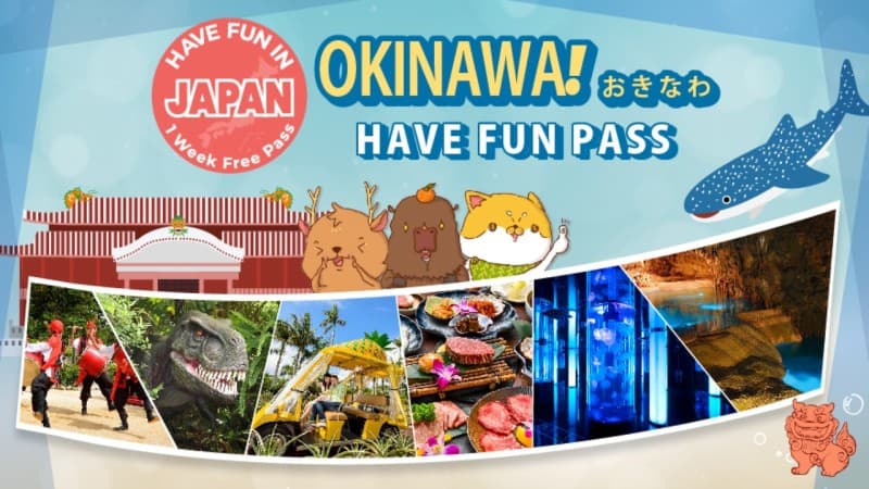Have Fun in Okinawa Pass - 1 Week Free Pass