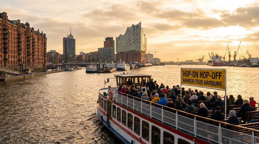 Hop-on Hop-off Harbor Tour Hamburg