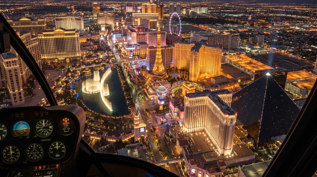 Las Vegas Helicopter Night Flight