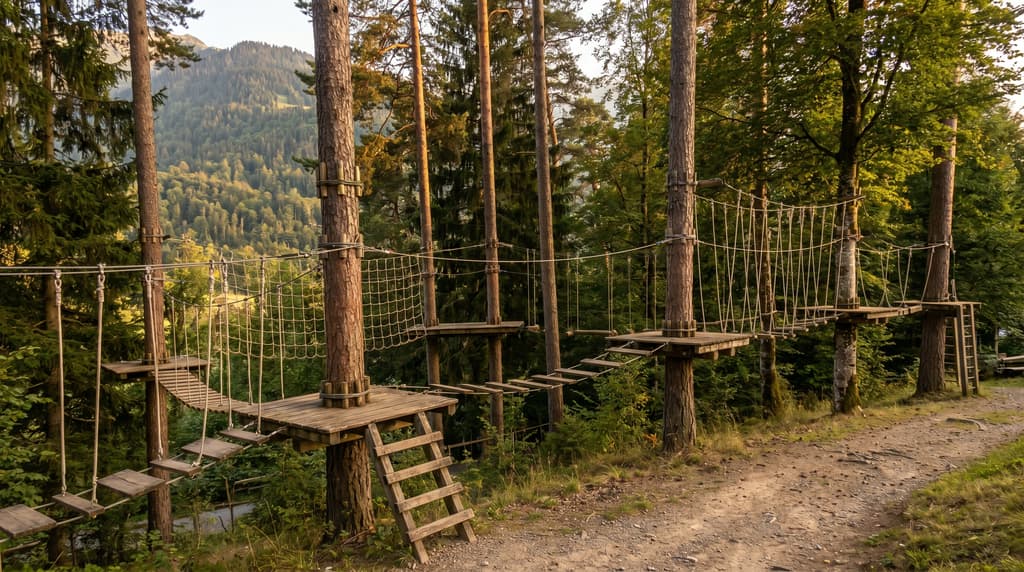 Outdoor Ropes Park Interlaken