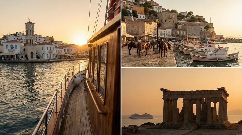 Poros, Hydra and Aeginia Cruise from Athens