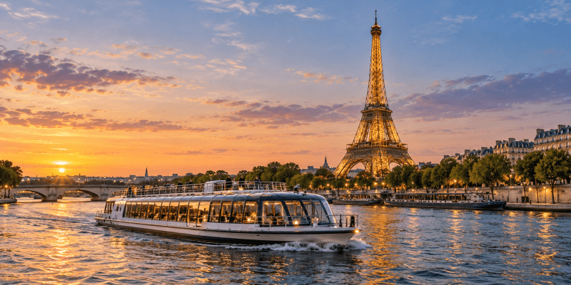 Tickets für eine Seine-Bootsfahrt