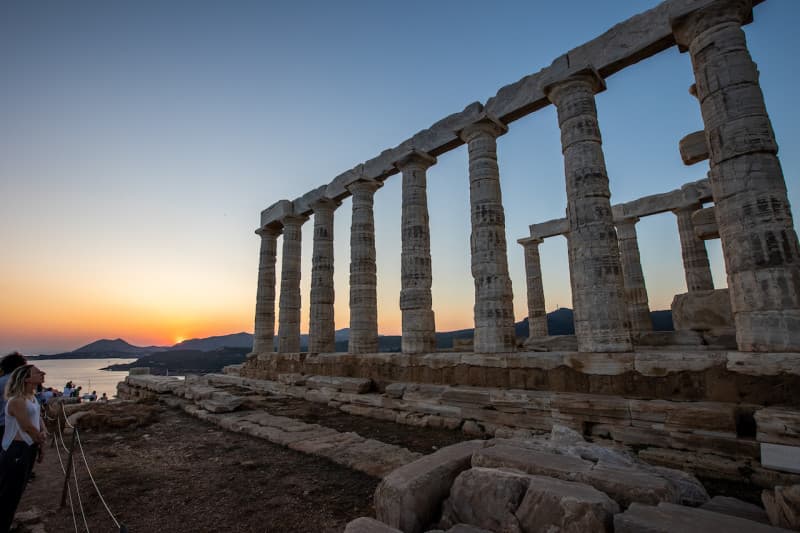 Temple of Poseidon in Cape Sounion Sunset Tour from Athens