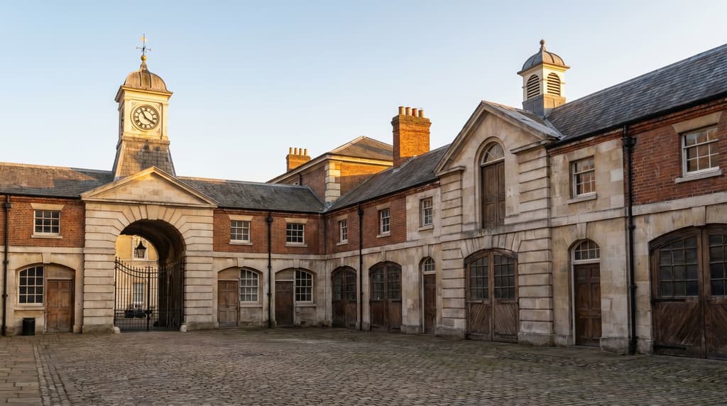The Royal Mews at Buckingham Palace