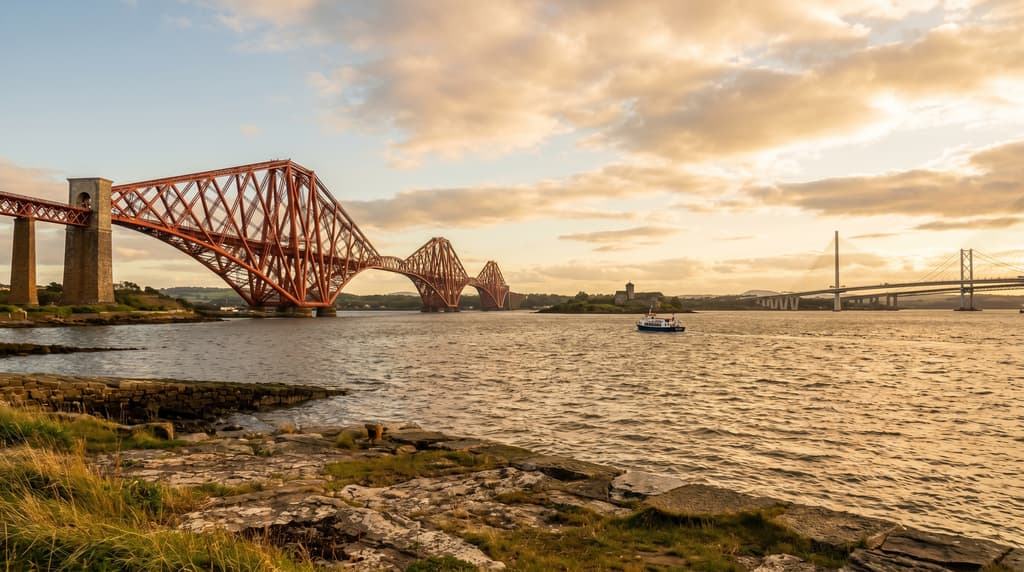The Three Bridges & Inchcolm Island Cruise from South Queensferry