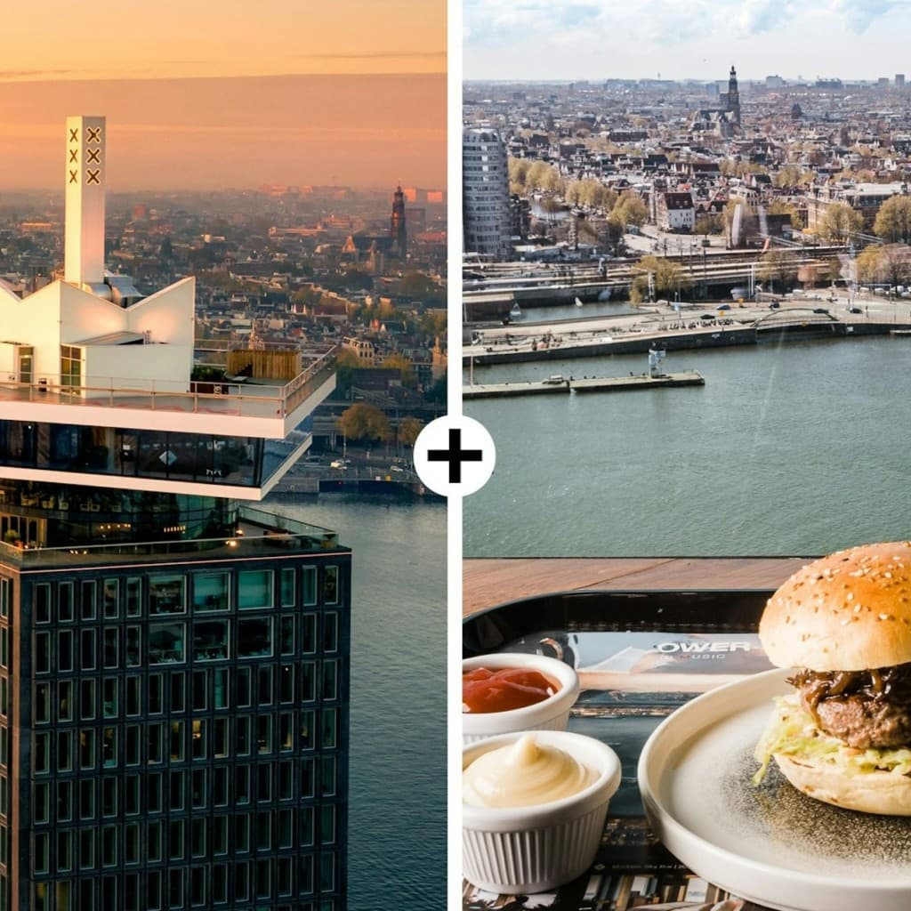 A'DAM Lookout: Entry Ticket + Burger Menu