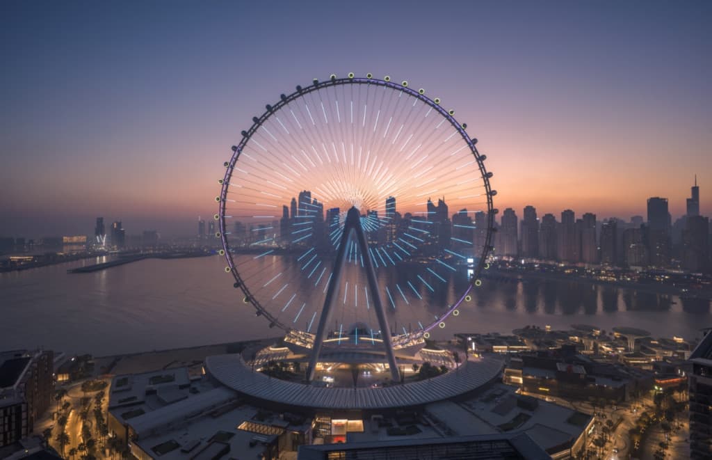 Ain Dubai Ticket - The World's Largest Observation Wheel (Ain Dubai Premium Ticket with Soft Drink or Mocktail - Non Peak Hours (Fixed Dated))