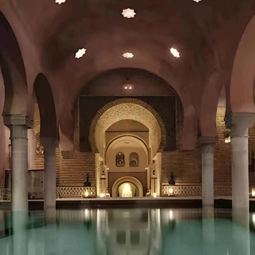 Alhambra & Nasrid Palaces: Guided Tour + Transport from Granada & Arabian Bath