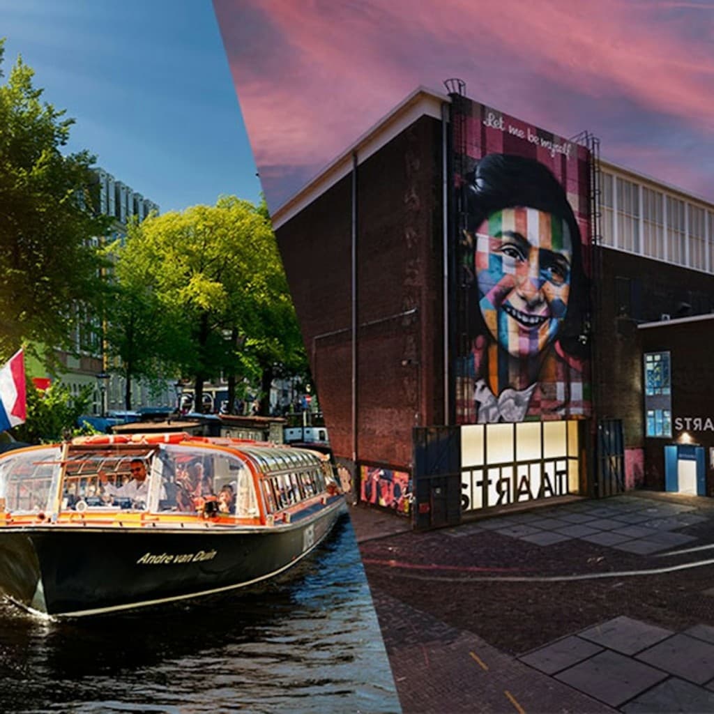 Amsterdam: STRAAT (Street Art Museum) + 1-Hr Canal Cruise