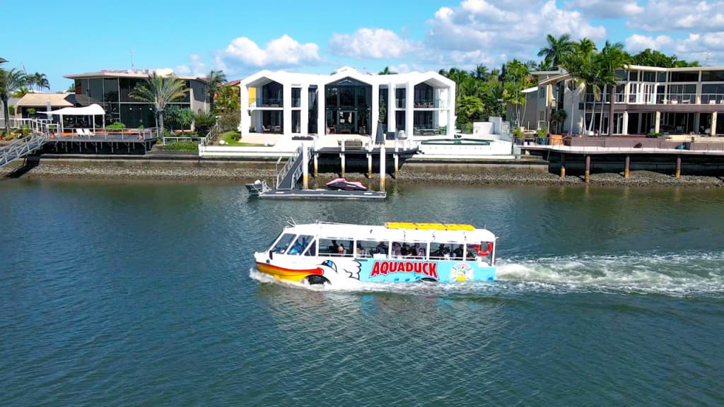 Aquaduck Sunshine Coast City and River Tour (1 Hour City Tour and River Cruise)