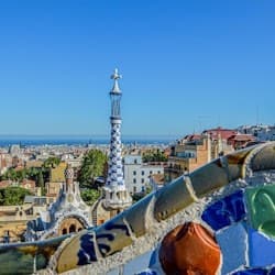 Barcelona: Park Güell + Cable Car + Hop-on Hop-off Bus
