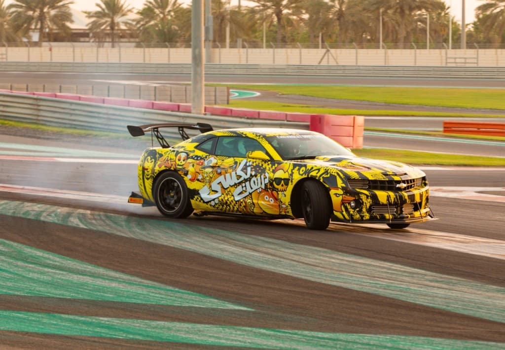 Yas Marina Circuit Chevrolet Drift Taxi Passenger Experience (Chevrolet Drift Taxi Passenger Experience)