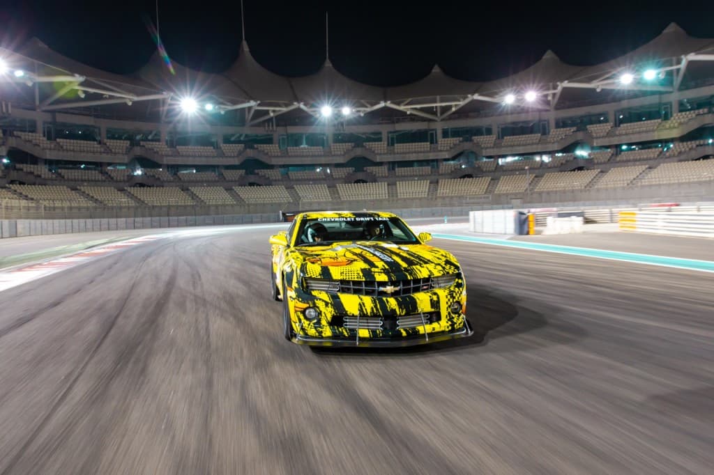 Yas Marina Circuit Chevrolet Drift Taxi Passenger Experience (Chevrolet Drift Taxi Passenger Experience with Video Recording)