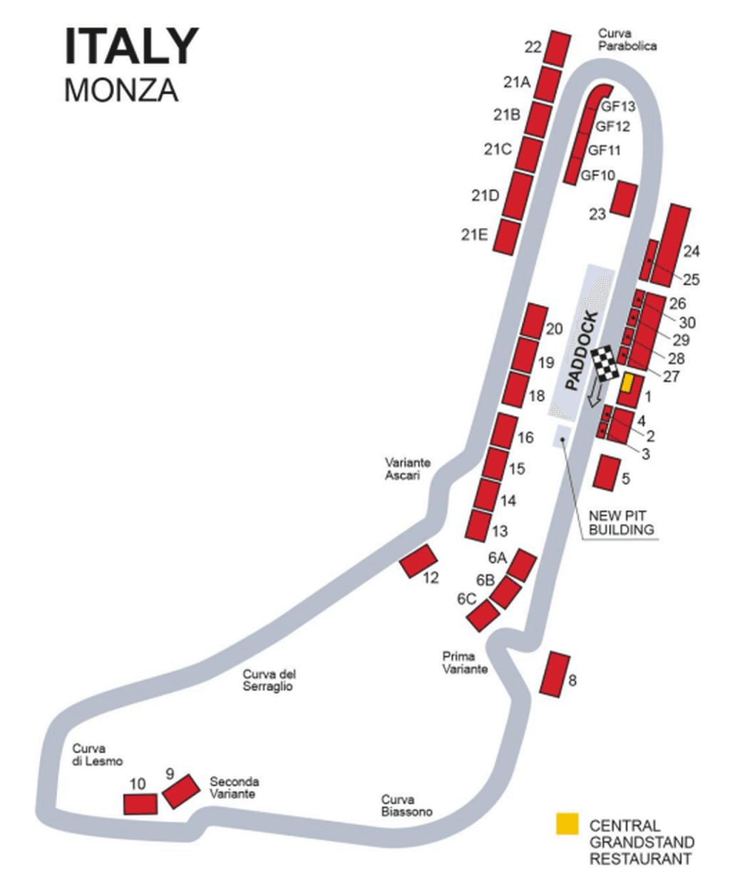 Formula 1 Pirelli Gran Premio d’Italia 2026 (04 - 06 September) (3-Day Pass Ascari (N°.16))