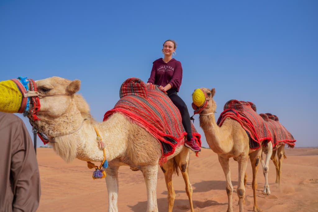 Dubai Red Dunes Desert Safari Tour with Camel Ride and Buffet Dinner at Al Khayma Camp (Dubai Red Dunes Desert Safari Tour with Camel Ride and Buffet Dinner - Shared Tour (Winter Season))