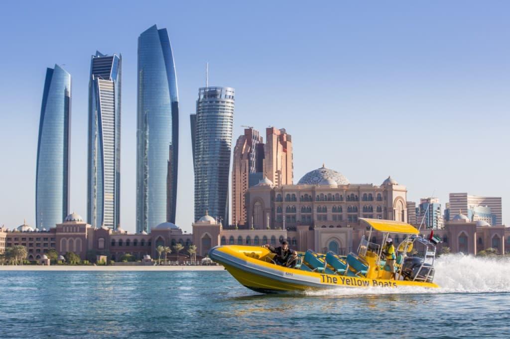 The Yellow Boats Abu Dhabi Speedboat Tour (The Yellow Boats Abu Dhabi - Yas Island Experience Tour (45 Minutes))