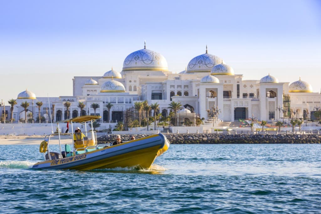 The Yellow Boats Abu Dhabi Speedboat Tour (The Yellow Boats Abu Dhabi - Yas Island Tour (75 Minutes))