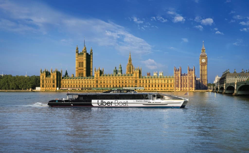 River Thames Uber Boat Transfer by Thames Clippers (River Thames Uber Boat Transfer by Thames Clippers - Return Trip)