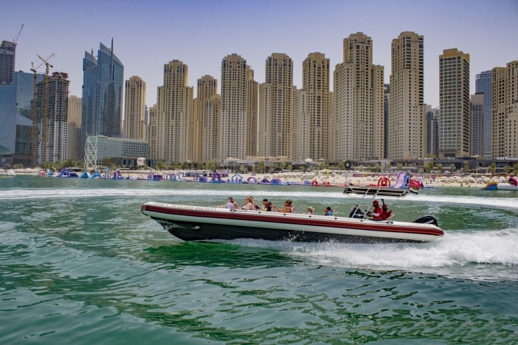 Dubai Speedboat Tour: Atlantis, The Palm, and Burj Al Arab (90-Minute Speedboat Tour)