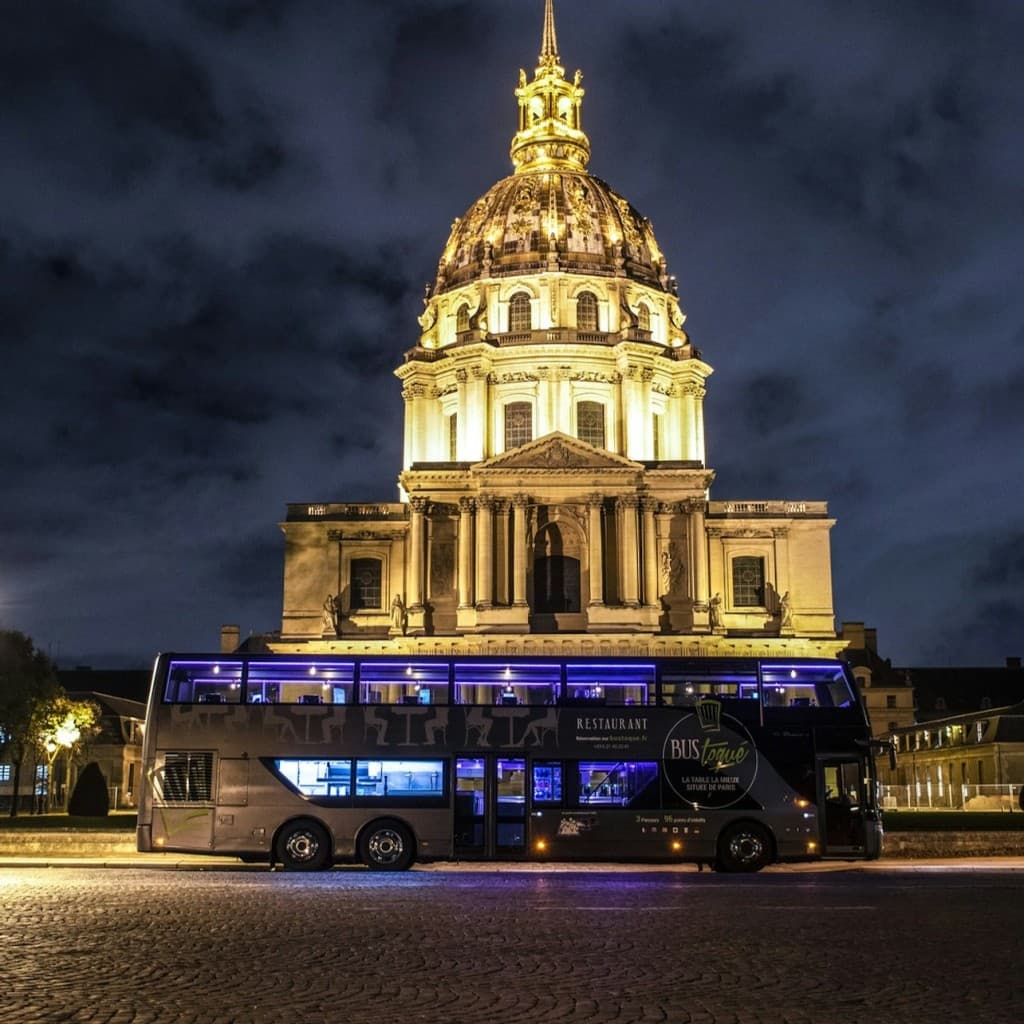 Bus Toqué Paris: 5-Course Dinner Tour - Paris by Night Dinner (20:30)