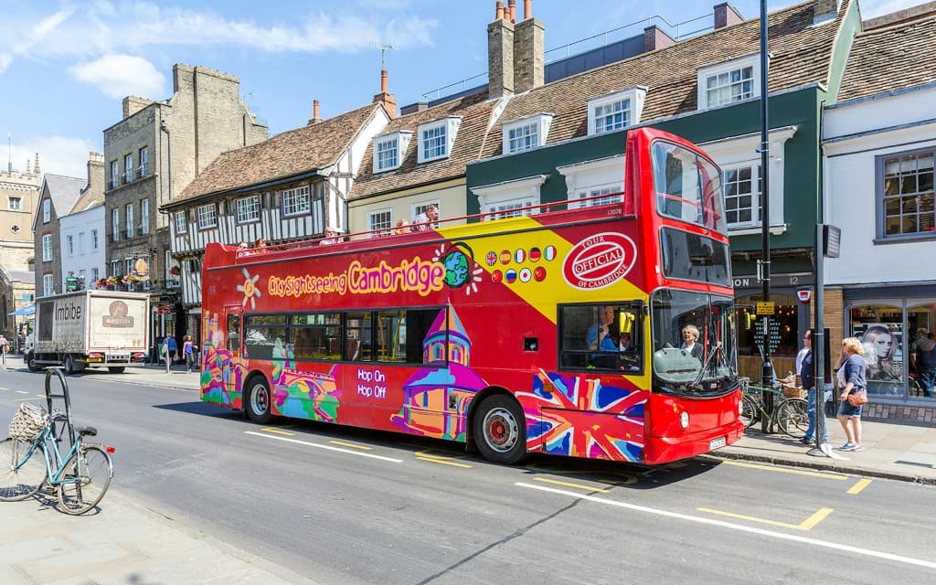 City Sightseeing: Cambridge Hop-on Hop-off Bus Tour (Admission Ticket)