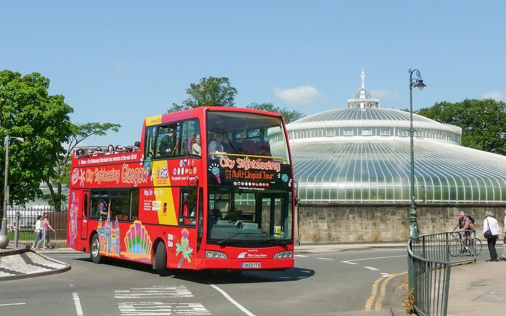 City Sightseeing: Glasgow Hop-on Hop-off Bus Tour (1-Day Pass)