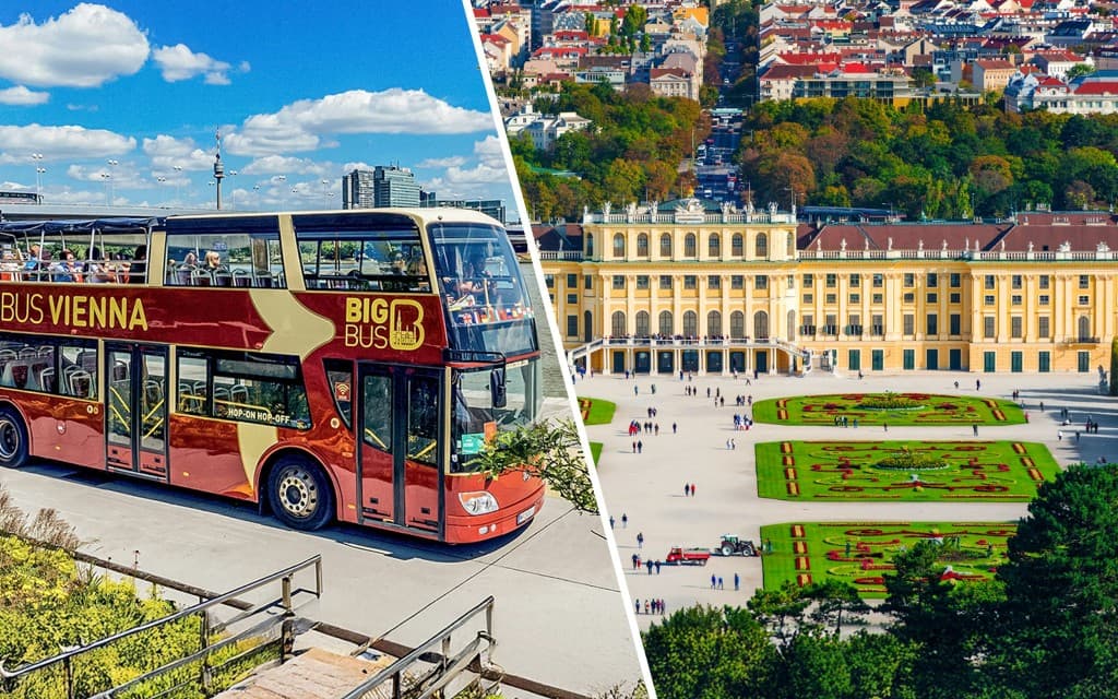 Combo: Vienna Hop-on Hop-off Bus Tour + Schönbrunn Palace & Belvedere Palace Tickets (Combo: Vienna Hop-on Hop-off Bus Tour + Schönbrunn Palace & Belvedere Palace Tickets)