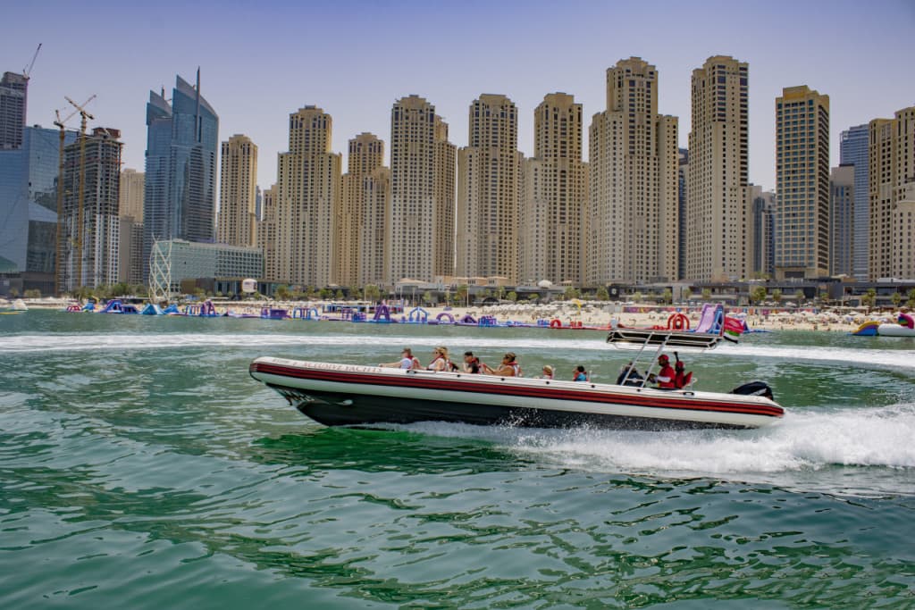 Dubai Speedboat Tour: Atlantis, The Palm, and Burj Al Arab (90-Minute Speedboat Tour)