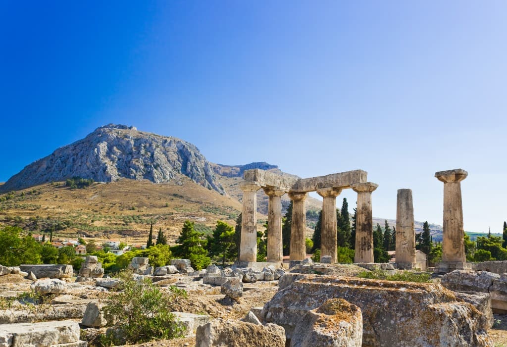 From Athens: Ancient Corinth & Canal V.R. Audio Guided Tour - pick up