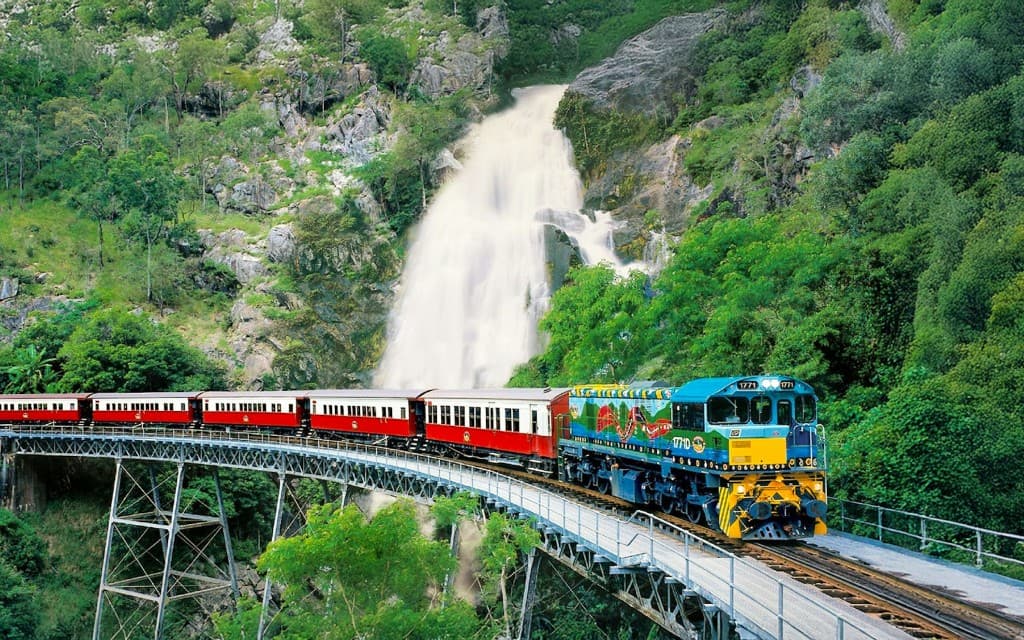 From Cairns: Scenic Train & Skyrail Self-Guided Kuranda Tour (Self-guided tour with Scenic Train & Skyrail)