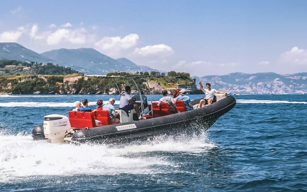 From La Spezia: Cinque Terre Guided Boat Tour with Skipper (Shared Boat Tour)