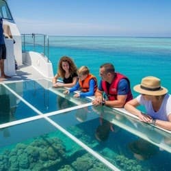 From Miami: Key West Glass Bottom Boat Tour