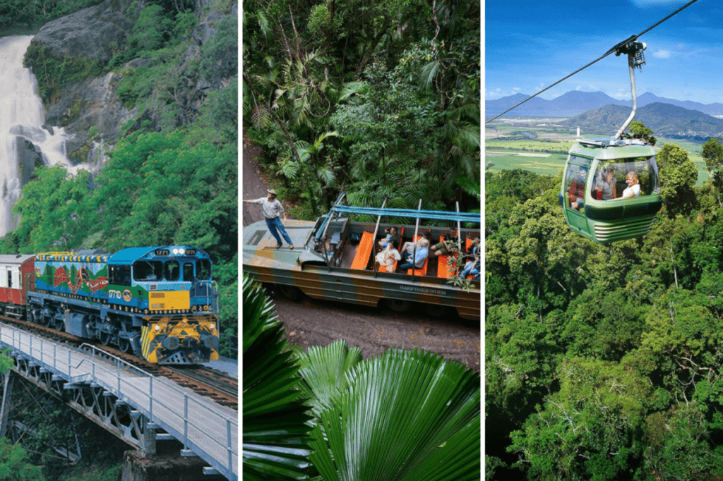 Full-Day Kuranda Tour with Skyrail Cableway, Scenic Railway and Rainforestation (Full-Day Tour with Northern Beaches (Palm Cove) Hotel Transfers and Lunch)