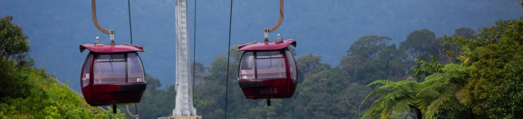 Genting Skyway Cable Car Ticket (formerly Genting Gohtong Jaya Cable Car) (TWO-ATTRACTION COMBO: Eufloria Gardens & Sculpture Park (Malaysian) + Genting Skyway Ticket (Round Trip) (Adult))