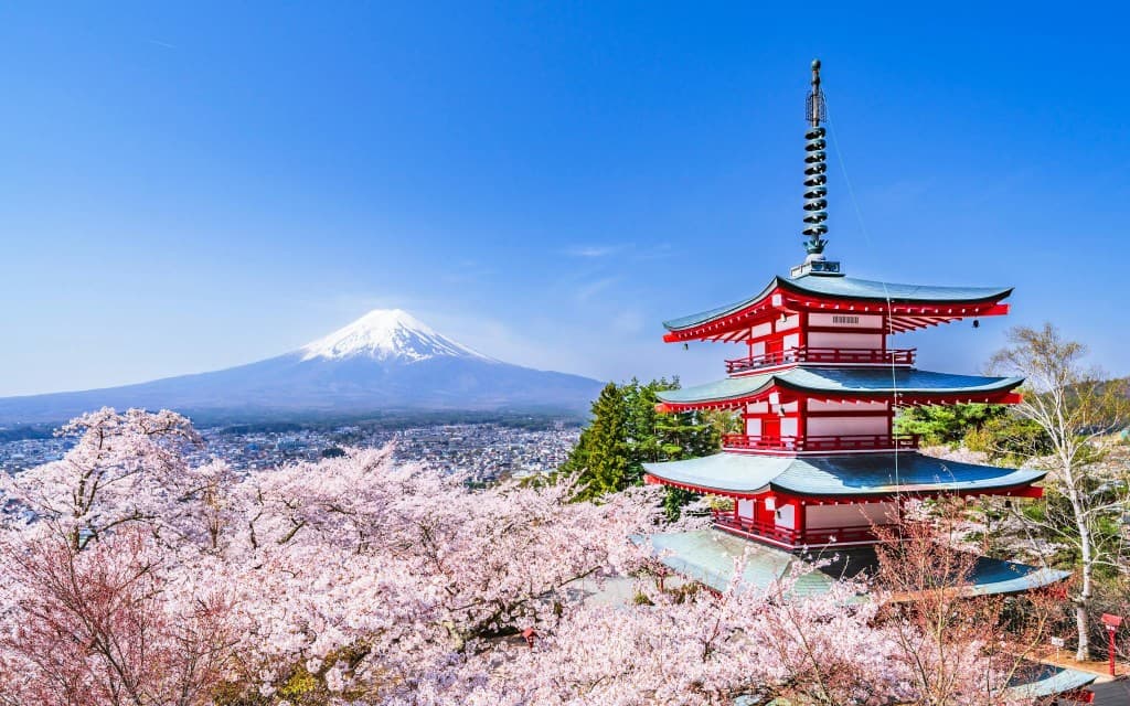 Mount Fuji Highlights Tour: Chureito Pagoda, Lake Kawaguchi, Oshino Hakkai, & More (3 Landmarks Tour: Pick-up from Shinjuku Station)
