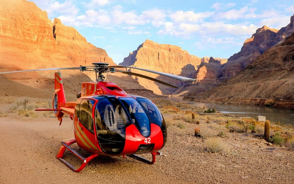 15-min Grand Canyon West Rim Helicopter Tour plus Canyon Floor Landing, Boat Ride with Optional Skywalk (From West Rim: Helicopter Tour, 15-min + 20-min Boat Ride)
