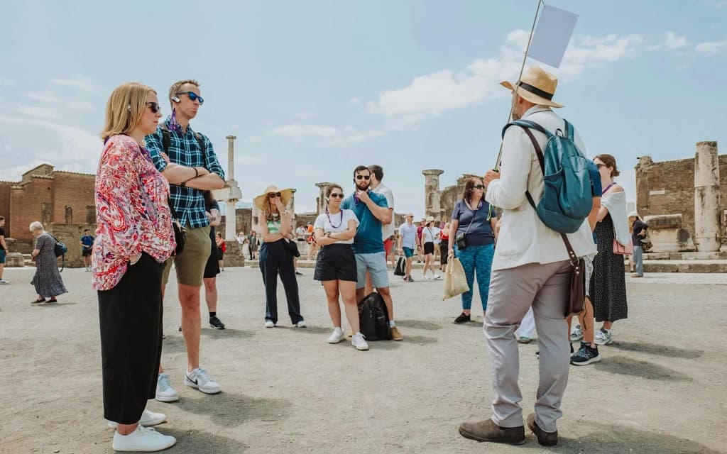 From Naples: Pompeii and Herculaneum Guided Tour with Transfers (Pompeii & Herculaneum Guided Tour)