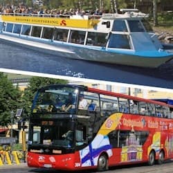 Helsinki Hop On-Hop Off bus & Beautiful Canal Cruise