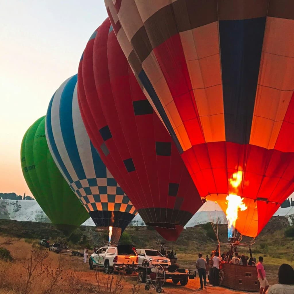 Hot Air Balloon Flight in Pamukkale