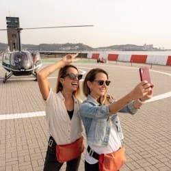 Lisbon: Guided Old Town Walking, Helicopter Flight & Boat Trip