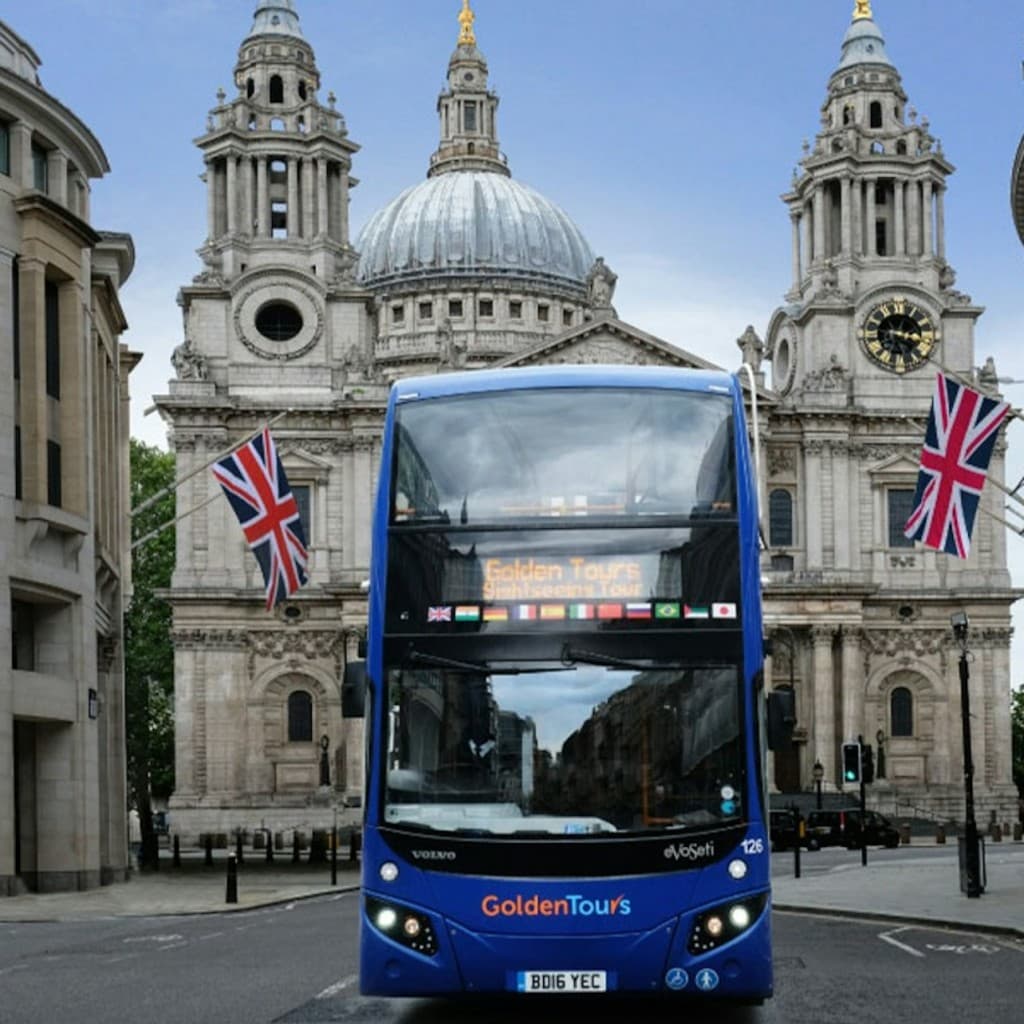 London: Hop-on Hop-off Bus Tour + Audio Guide