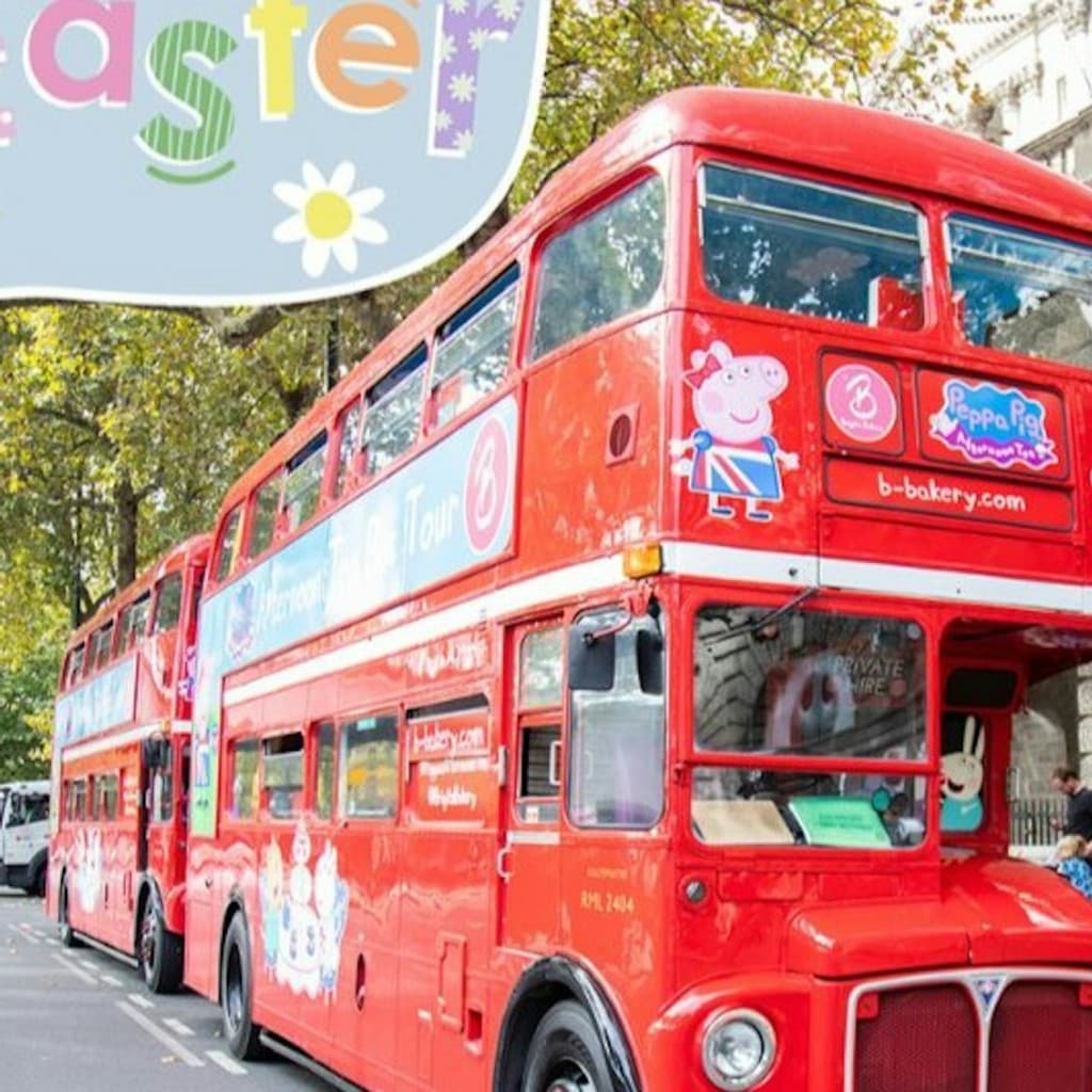London: Peppa Pig Afternoon Tea Sightseeing Bus Tour