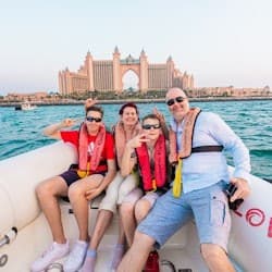 Love Boats: 75-Minute Speedboat Tour - Ain Dubai & Atlantis.