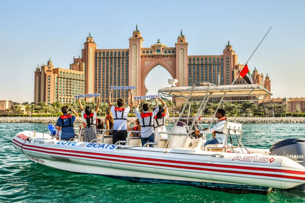 Love Boats - Dubai Marina Guided Sightseeing Boat Tour (Marina Skyline - 60 Minutes)