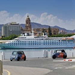 Málaga: Guided Electric Car Tour + Audio Guide